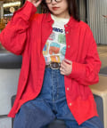 CIAOPANIC TYPY(チャオパニックティピー) 【WEB限定】リネンレーヨンレギュラーシャツ