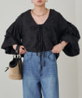 LOUNGEDRESS(ラウンジドレス) 【crinkle  crinkle crinkle】3D embroidery bolero