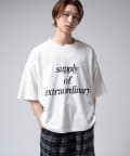 Lui's(ルイス) 【Neucon/ニューコン】メッセージグラフィッククロップドBIGT