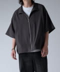 Lui's(ルイス) ショートスリーブZIPシャツ（半袖シャツ）