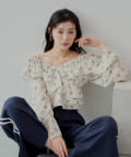 Chico(チコ) 【5色展開】2wayクロスフリルデザインブラウス