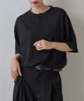 COLONY 2139(コロニー トゥーワンスリーナイン) エアリーアイレットヘンリーネック半袖Tシャツ