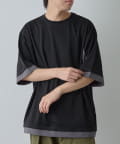 COLONY 2139(コロニー トゥーワンスリーナイン) ポンチフハク切替クルーネックTシャツ