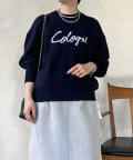 Croisiere(クロジエール) ロゴニットスエットプルオーバー