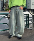 CIAOPANIC(チャオパニック) 【cian denim/シアンデニム】バギーワイドデニム