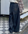 CIAOPANIC(チャオパニック) 【cian denim/シアンデニム】バギーワイドデニム