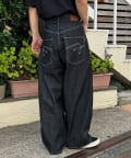 CIAOPANIC(チャオパニック) 【cian denim/シアンデニム】バギーワイドデニム