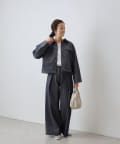 BEARDSLEY LIVETART デニムライクオーバータックパンツ LIVETART》 デニムライクオーバータックパンツ | BEARDSLEY