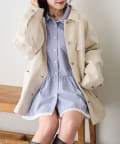 w closet(ダブルクローゼット) つぶつぶBIGジャケット