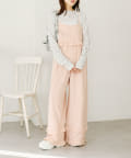 w closet(ダブルクローゼット) 【２サイズ展開】フリルキャミサロペット