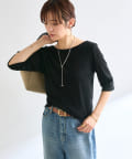 RIVE DROITE(リヴドロワ) 【ご好評につき新色追加！/全骨格着やせ】2wayテレコTシャツ
