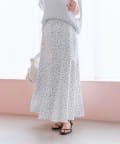 La boutique BonBon(ラブティックボンボン) 【miki監修・3サイズ展開】スクエアドットマーメイドスカート