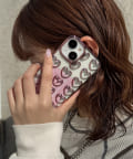 Lattice(ラティス) メタルハートスマホケース(iPhone13/14)