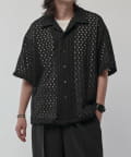 Lui's(ルイス) ウエイブレースボリュームs/sシャツ