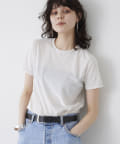 Whim Gazette(ウィム ガゼット) 【THE PAUSE】ベロアコンパクトTシャツ