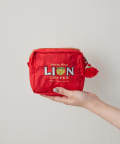 LION COFFEE(ライオンコーヒー)コラボスクエア型ポーチ | ear