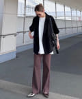CIAOPANIC TYPY(チャオパニックティピー) 【マイナス3キロ見え/3サイズ展開】すっきりシルエットリブパンツ