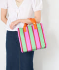 BIRTHDAY BAR(バースデイバー) STRIPE BOX TOTE BAG