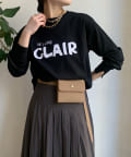 DOUDOU(ドゥドゥ) 【WEB限定】CLAIRハンドロゴロンTEE