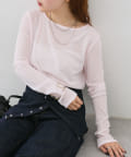 mystic(ミスティック) newシアーロングTシャツ