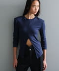 Pasterip(パセリ) Power shoulder slit Tee