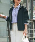 un dix cors(アンディコール) 《着回し力抜群》Wジップスタンドニットカーディガン
