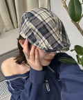 CIAOPANIC(チャオパニック) チェック柄ハンチング帽子