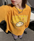 CIAOPANIC(チャオパニック) ヴィンテージライクワッフルロゴロンTee