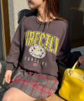 CIAOPANIC(チャオパニック) ヴィンテージライクワッフルロゴロンTee