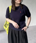 CPCM(シーピーシーエム) 【U.S. POLO ASSN.】半袖ケーブルニット