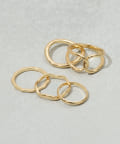 3COINS(スリーコインズ) リングクロス5個セット