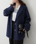 Remind me and forever(リマインドミーアンドフォーエバー) 【@kana_18s select】【NUNIFE】ホック釦ジャケット