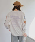 NICE CLAUP / OLIVE des OLIVE OUTLET(ナイスクラップ  / オリーブ デ オリーブ アウトレット) イタリアンな感じのワッペンT