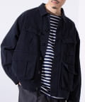 FREDY & GLOSTER(フレディ アンド グロスター) 【GLOSTER】バイオウォッシュ ファティーグジャケット ミリタリーブルゾン