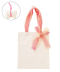 3COINS(スリーコインズ) チュールリボンエコトートBAG