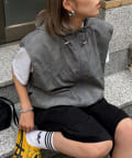 CIAOPANIC TYPY(チャオパニックティピー) 【UNISEX】総柄フードベスト