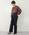 natural couture(ナチュラルクチュール) 【osono】ハイウエスト美フレアパンツ