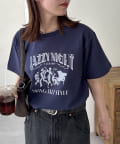 DISCOAT(ディスコート) 【ユニセックス】ピグメントジャズナイトTシャツ