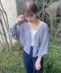 Remind me and forever(リマインドミーアンドフォーエバー) 【春夏のお出かけにも◎】麻風Vカーデ