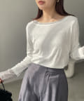 CAPRICIEUX LE'MAGE(カプリシュレマージュ) 【セット割引あり】ボートネックシアーロンT