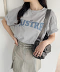 NICE CLAUP / OLIVE des OLIVE OUTLET(ナイスクラップ  / オリーブ デ オリーブ アウトレット) 【one after another】オーバーサイズバンドT