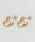 3COINS(スリーコインズ) カケハートメタルピアス