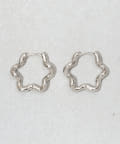 3COINS(スリーコインズ) ナミナミメタルワンタッチピアス