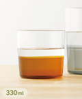 3COINS(スリーコインズ) バイカラーグラス：330ml