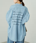 LOUNGEDRESS(ラウンジドレス) デニム刺繍シャツ