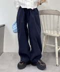 w closet(ダブルクローゼット) 【２サイズ展開】イージーコクーンパンツ