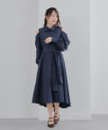 NICE CLAUP / OLIVE des OLIVE OUTLET(ナイスクラップ  / オリーブ デ オリーブ アウトレット) 【春の新作】腰巻きワンピース