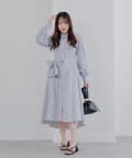 NICE CLAUP / OLIVE des OLIVE OUTLET(ナイスクラップ  / オリーブ デ オリーブ アウトレット) 【春の新作】腰巻きワンピース