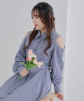 NICE CLAUP / OLIVE des OLIVE OUTLET(ナイスクラップ  / オリーブ デ オリーブ アウトレット) 【春の新作】腰巻きワンピース