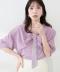 natural couture(ナチュラルクチュール) osonoマルチWAYBIGカラーリボンブラウス
